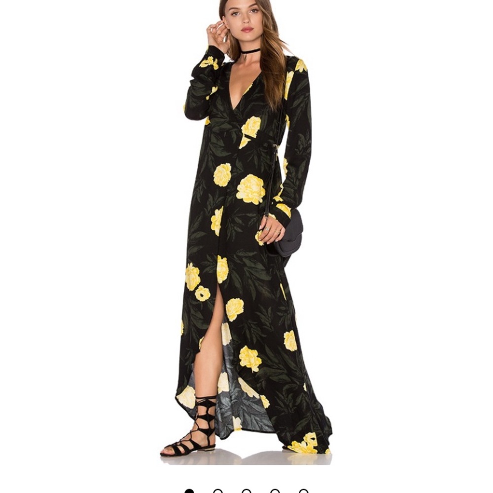 Sunflower Kimono by the Knot sisters